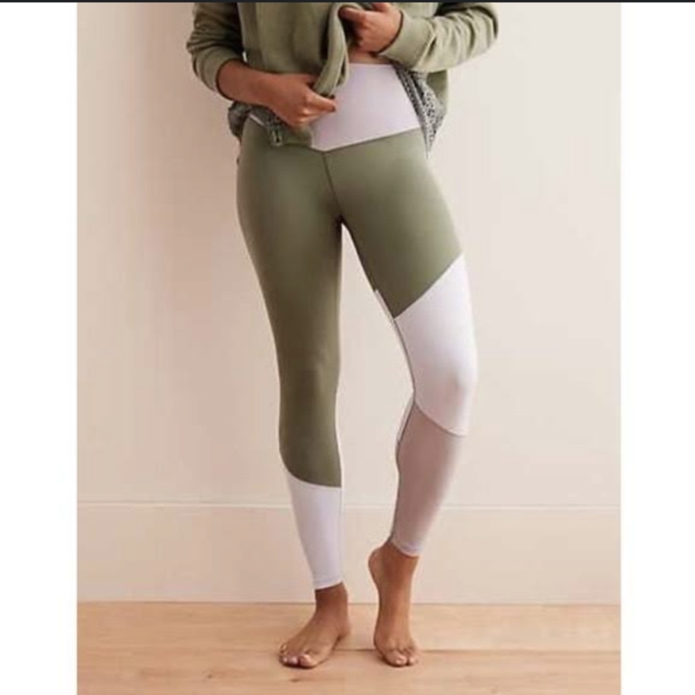 Aerie play 7/8 leggings color block